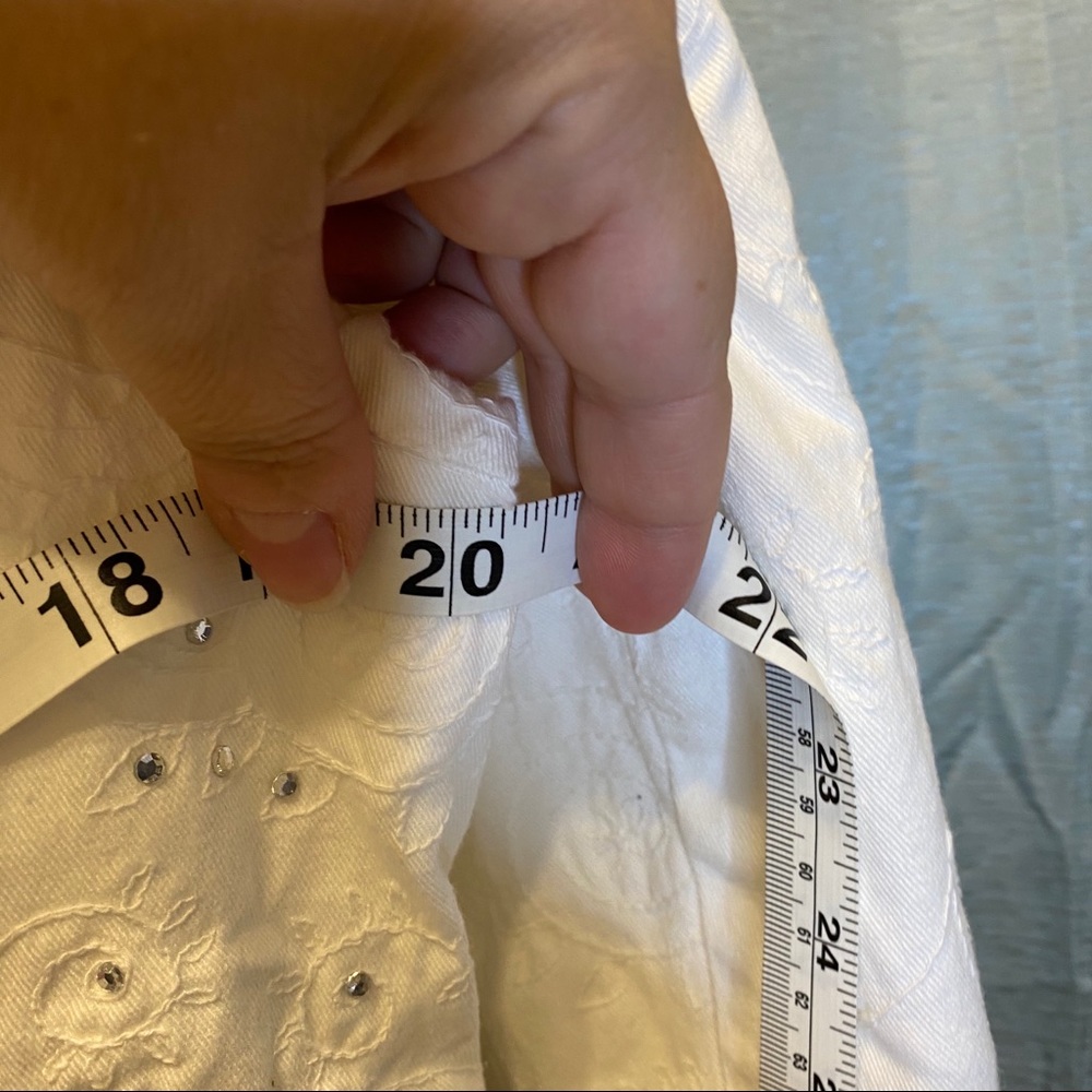 Karen hart white embroidered jean jacket - Picture 11 of 14